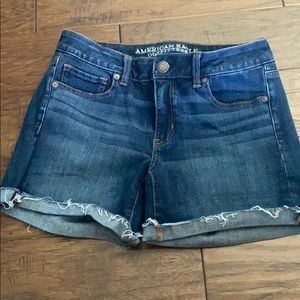 American eagle midi shorts